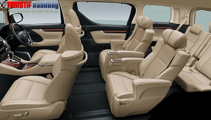 Interior Toyota Alphard 2018