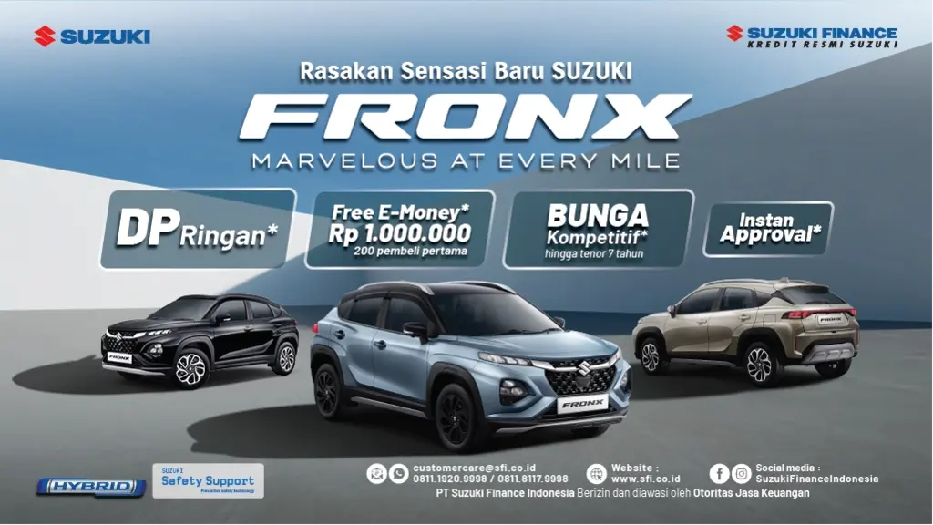 PROMOSI PEMBIAYAAN SUZUKI FRONX
