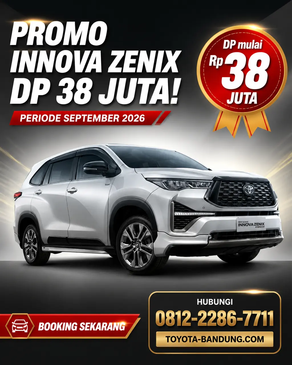 Promo Toyota Innova Zenix DP Ringan Mulai 38 Juta di Bandung 2026