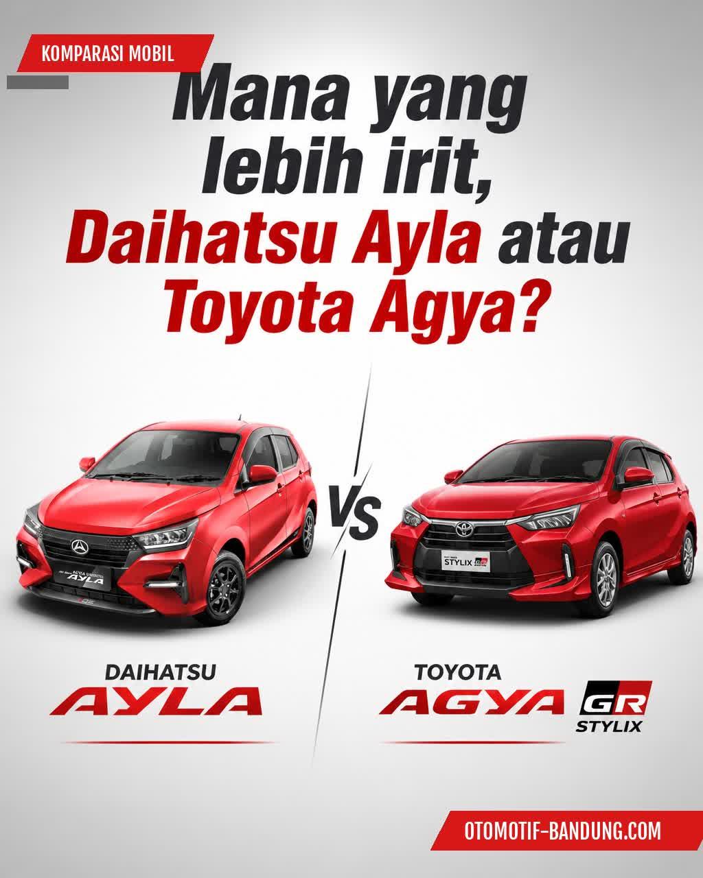 Ayla vs Agya: Mana yang Lebih Irit BBM di 2026? Cek Komparasinya!