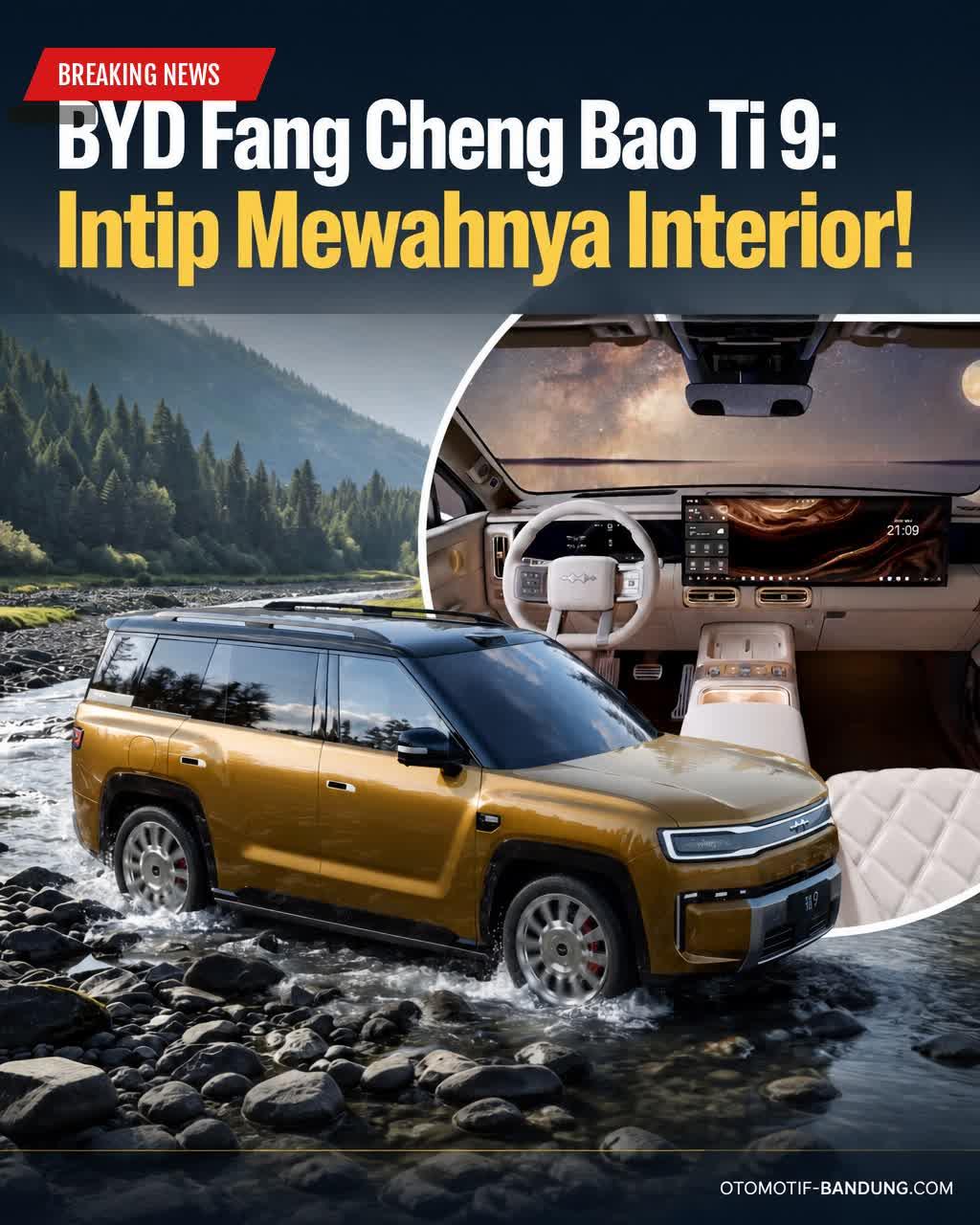 BYD Ti 9 2026: Intip Interior Mewah & Fitur Canggih!