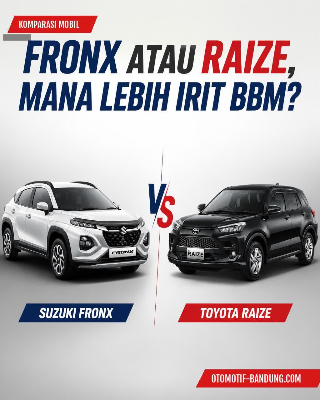 Fronx vs Raize: Komparasi Irit BBM & Fitur 2026