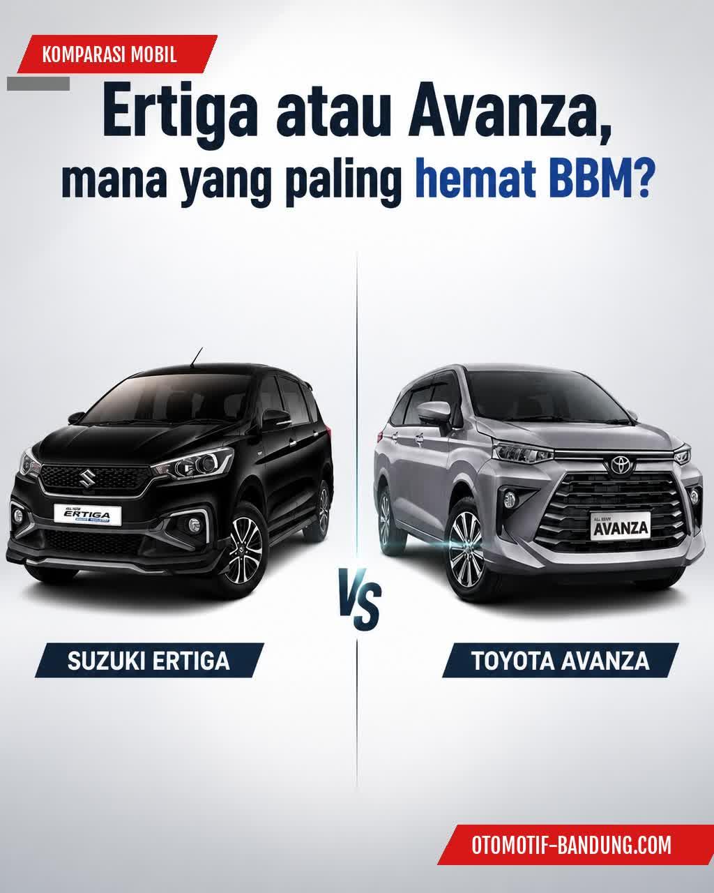 Komparasi Irit BBM: Suzuki Ertiga vs Toyota Avanza (2026)