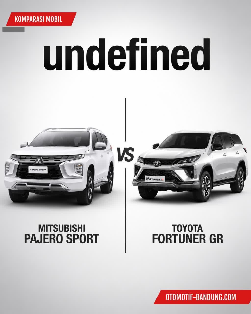 Pajero Sport vs Fortuner: Komparasi Irit BBM & Fitur SUV 2026