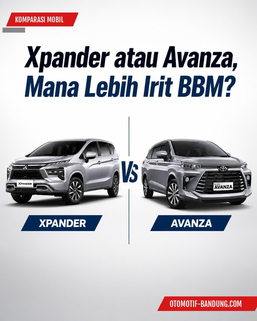 Xpander vs Avanza: Mana Lebih Irit BBM 2026?