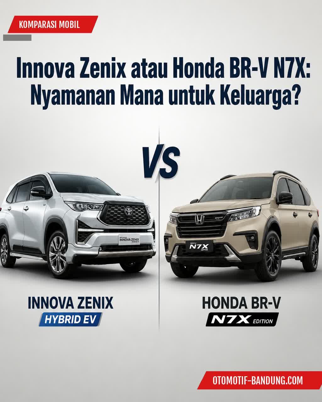 Komparasi Kenyamanan: Innova Zenix vs Honda BR-V N7X